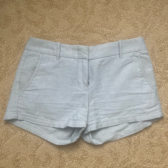 J. Crew Chino Shorts Light Blue - Picture 1 of 3